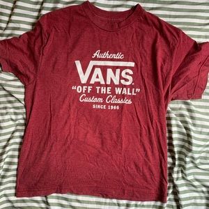 boys vans off the wall t-shirt